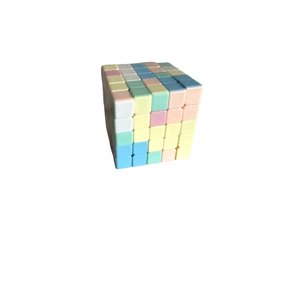 Pastel Speed Cube Stem Toy Stem 4x4x4 Pink Blue Yellow Green